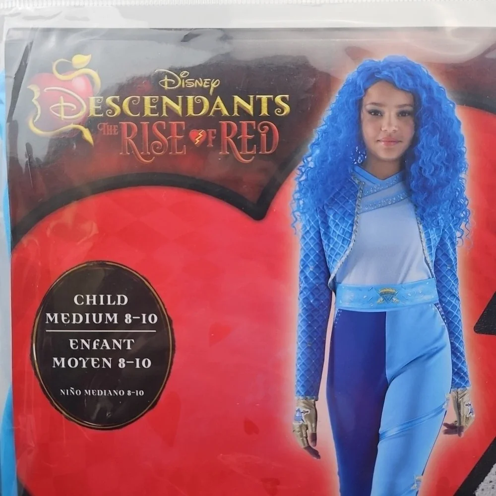 Disney‎ Descendants 4 The Rise Of Red Chloe Halloween Costume Child Medium 8-10
